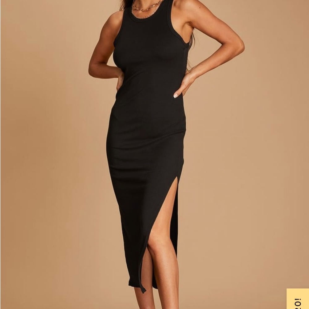 NEW Ribbed bodycon midi dress LuLu’s
